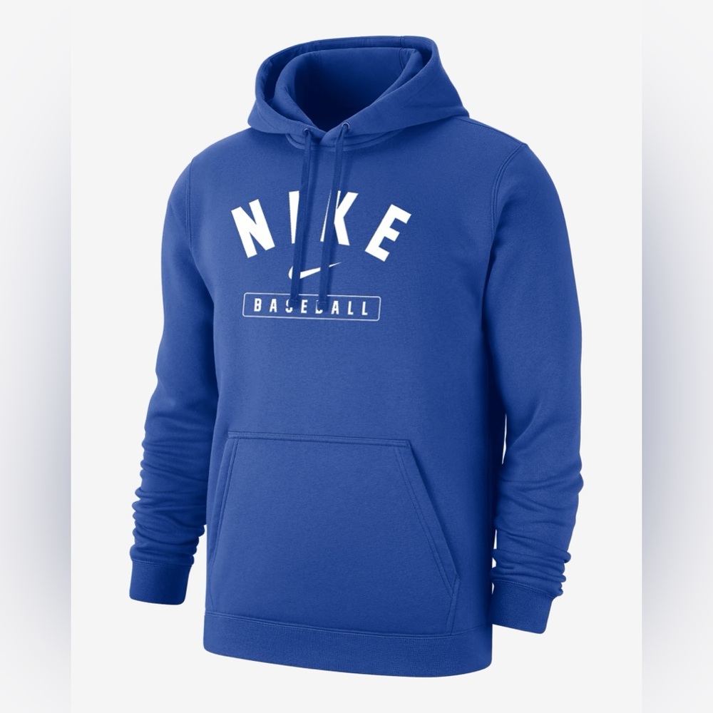 Nike Men’s Baseball Hoodie - Royal blue- large